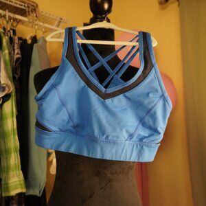 Lululemon Women's Blue and Black Bra
